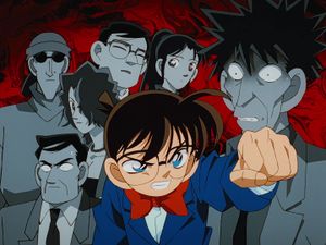 Detective conan wiki says that Heizo Hattori has appeared in episode 48.  But if I'm right I can't remember he has appeared in that episode. Are they  wrong or did he has